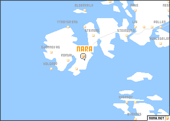 map of Nåra