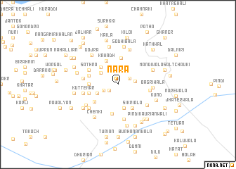 map of Nāra