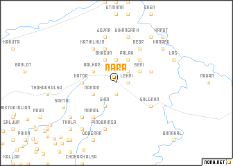 map of Nāra