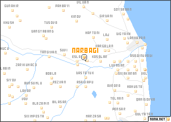 map of Narbagı