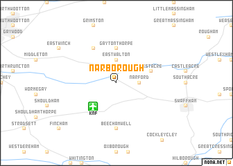 map of Narborough