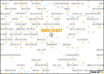 map of Narcimont