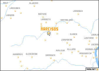 map of Narcisos