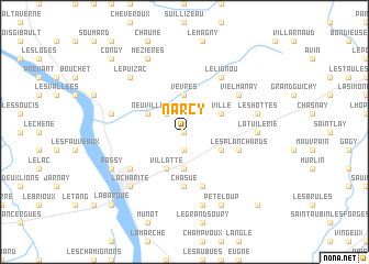 map of Narcy