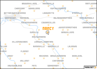 map of Narcy