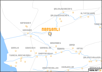 map of Nārdānlī