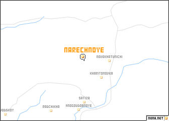 map of Narechnoye