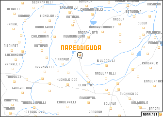 map of Nāreddiguda