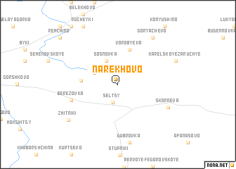 map of Narekhovo