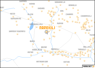 map of Nare Kili