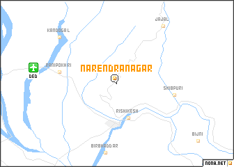 map of Narendranagar