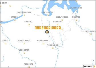 map of Narengrīpāra