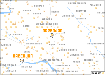 map of Nārenjān