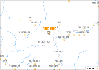 map of Narewa