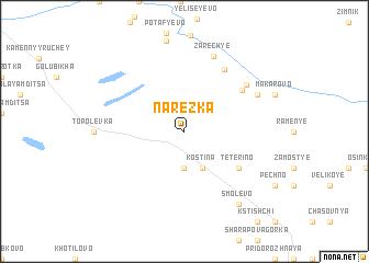 map of Narezka