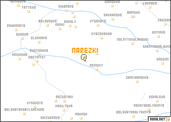 map of Narezki