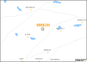 map of Narezki