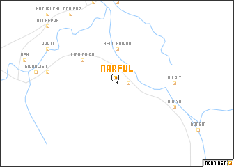 map of Narful