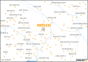 map of Nargesī