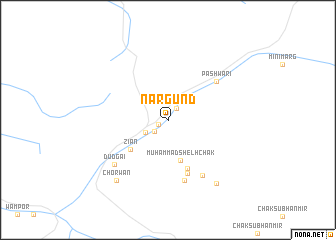 map of Nārgūnd