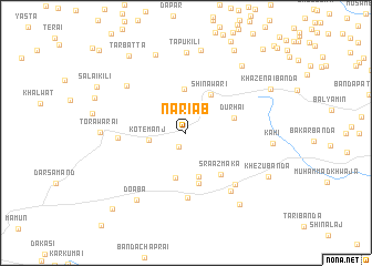 map of Nariāb