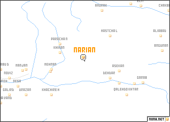 map of Nārīān