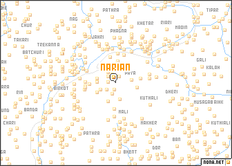 map of Nariān