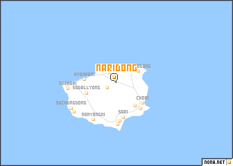 map of Nari-dong