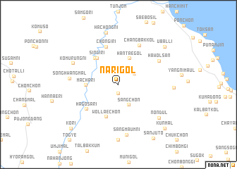 map of Nari-gol