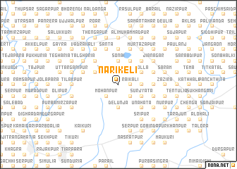 map of Nārikeli