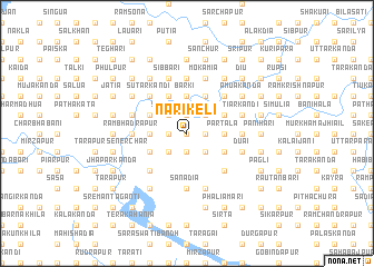 map of Nārikeli