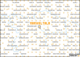 map of Nārikeltala