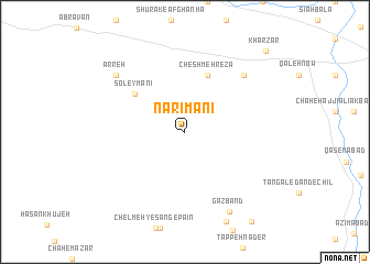 map of Narīmānī