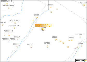 map of Nǝrimanlı