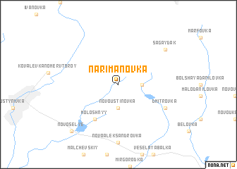 map of Narimanovka