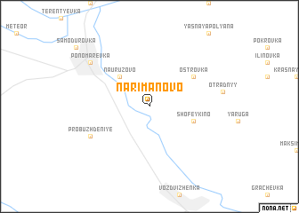 map of Narimanovo