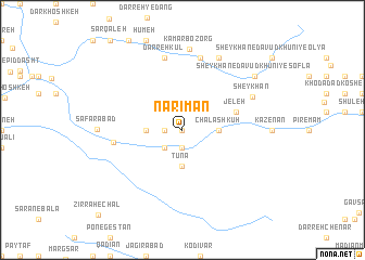 map of Narīmān