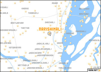 map of Nāri Shimāli