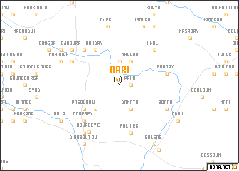 map of Nari