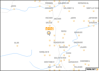 map of Nārī