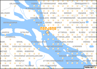 map of Narjana