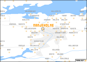 map of Närjeholme