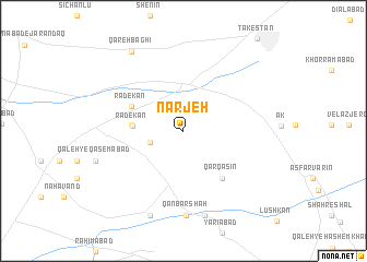 map of Narjeh