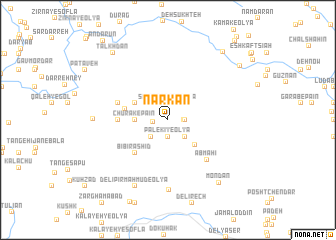 map of Nārkān