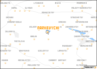 map of Narkevychi