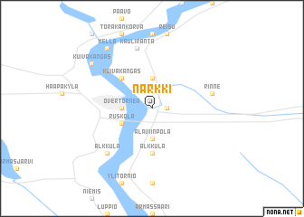 map of Närkki