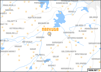 map of Narkuda