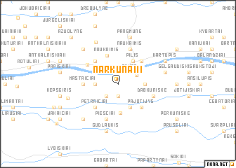 map of Narkūnai II