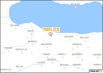 map of Narlıca