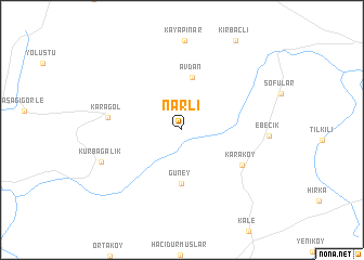 map of Narlı